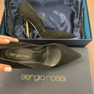 Authentic Sergio Rossi Suede Pump